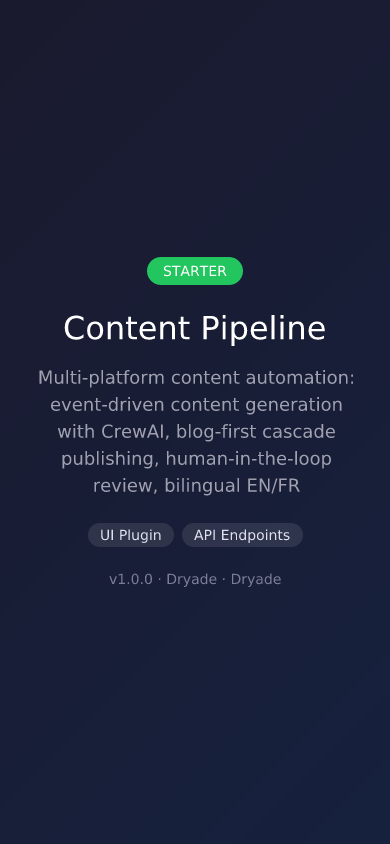 Content Pipeline screenshot 2