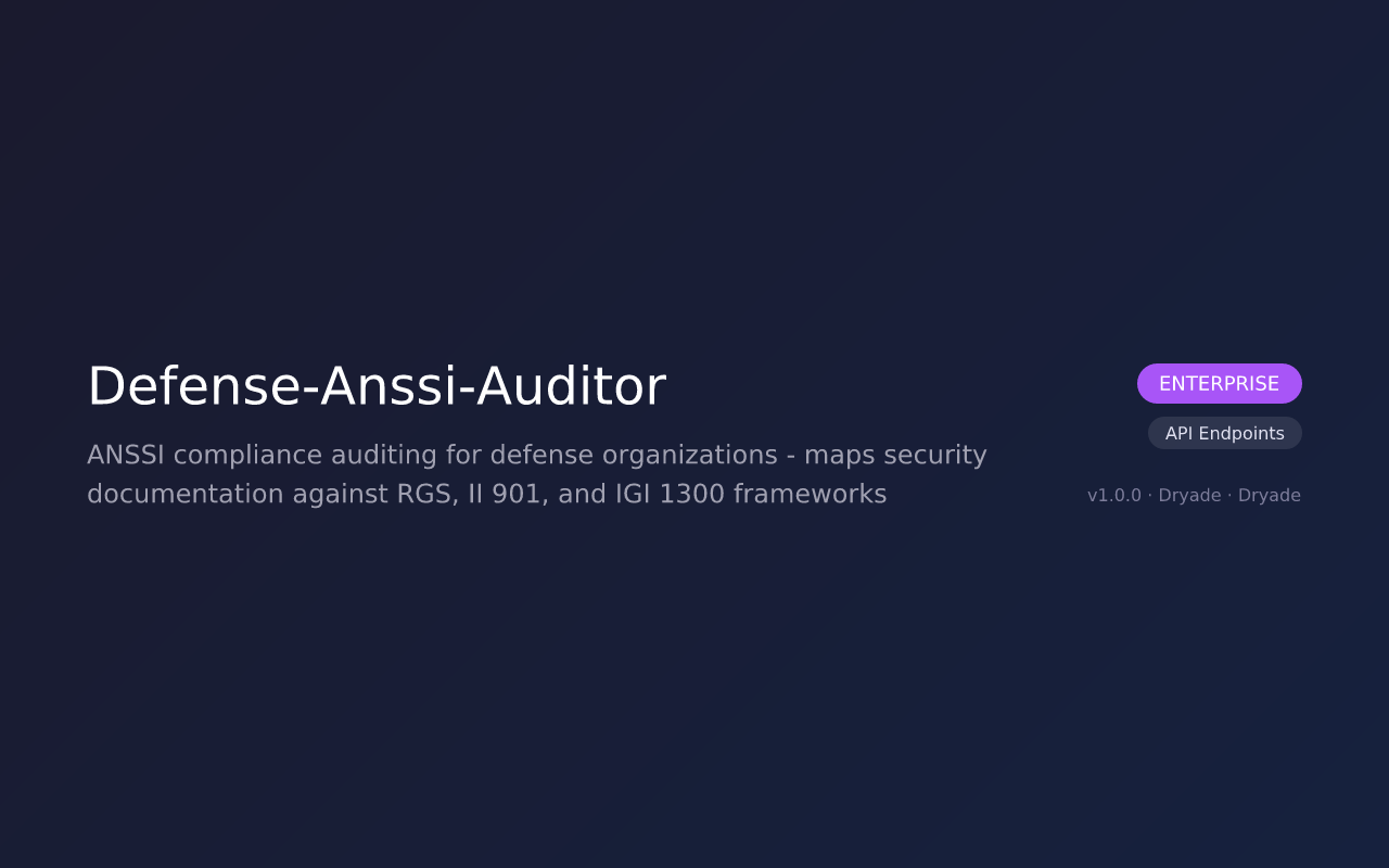 Defense-Anssi-Auditor screenshot