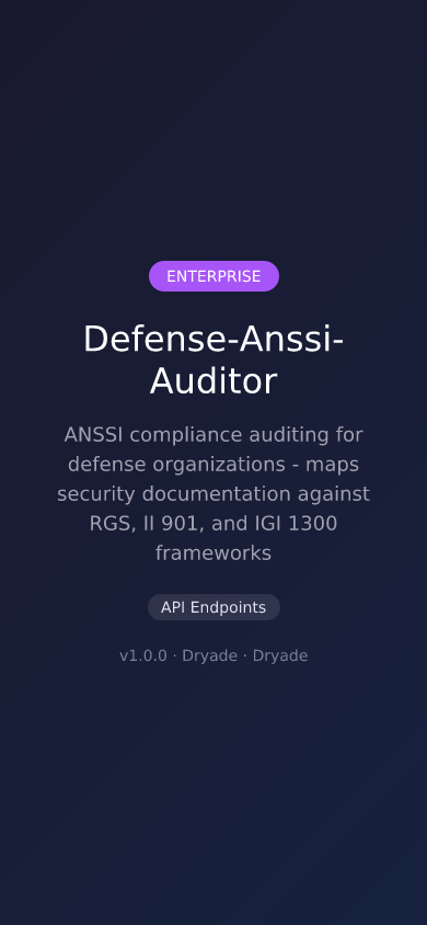 Defense-Anssi-Auditor screenshot 2