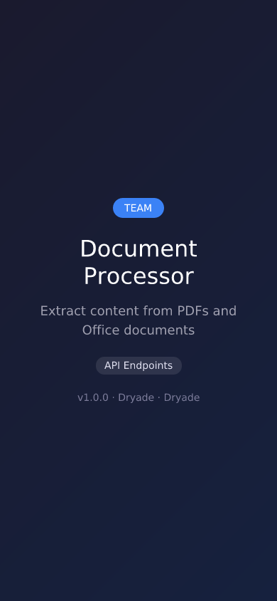 Document Processor screenshot 2