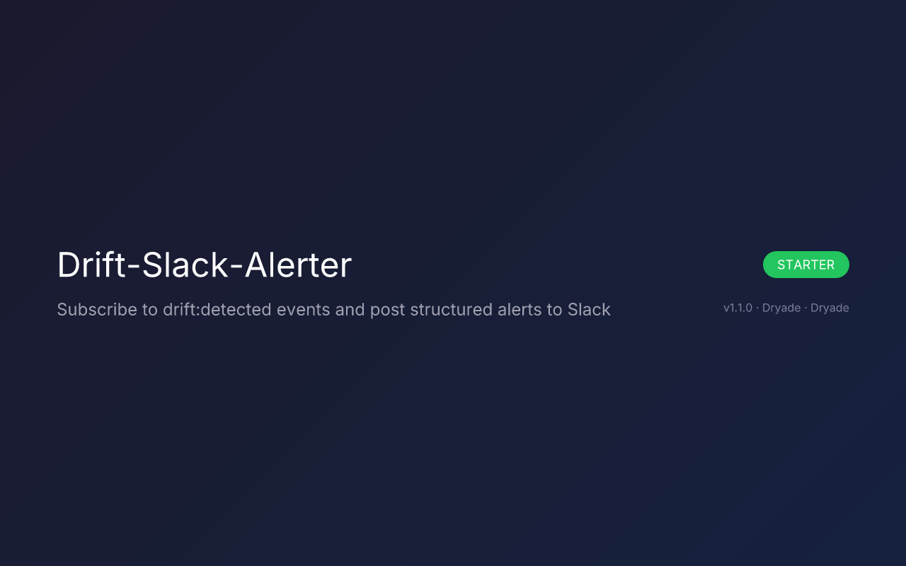 Drift-Slack-Alerter screenshot 1