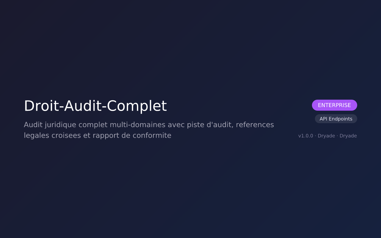 Droit-Audit-Complet screenshot