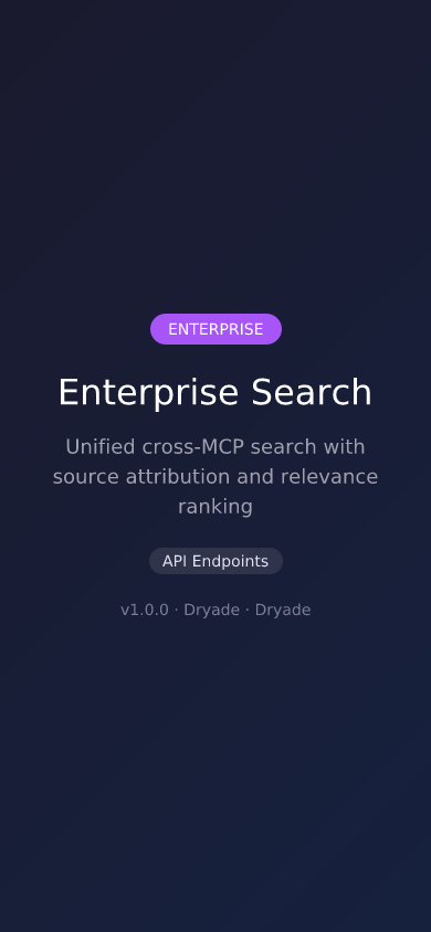 Enterprise Search screenshot 2