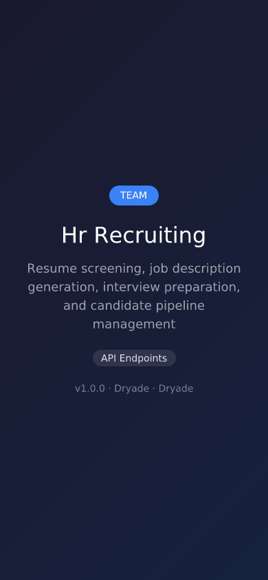 Hr Recruiting screenshot 2
