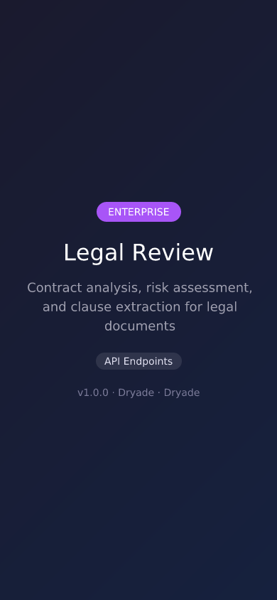 Legal Review screenshot 2