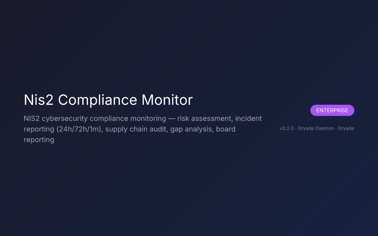 Nis2 Compliance Monitor screenshot 1
