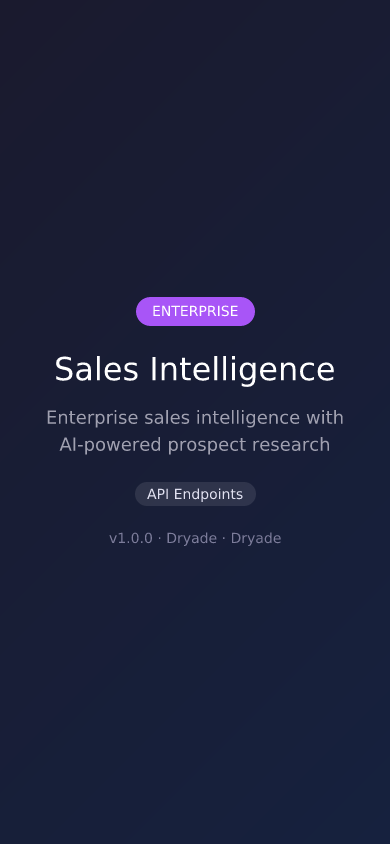 Sales Intelligence screenshot 2