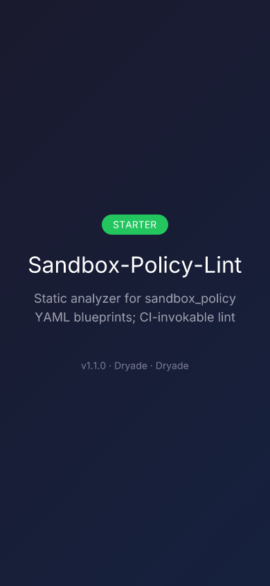 Sandbox-Policy-Lint screenshot 2