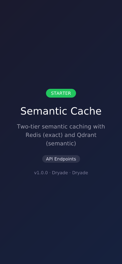 Semantic Cache screenshot 2
