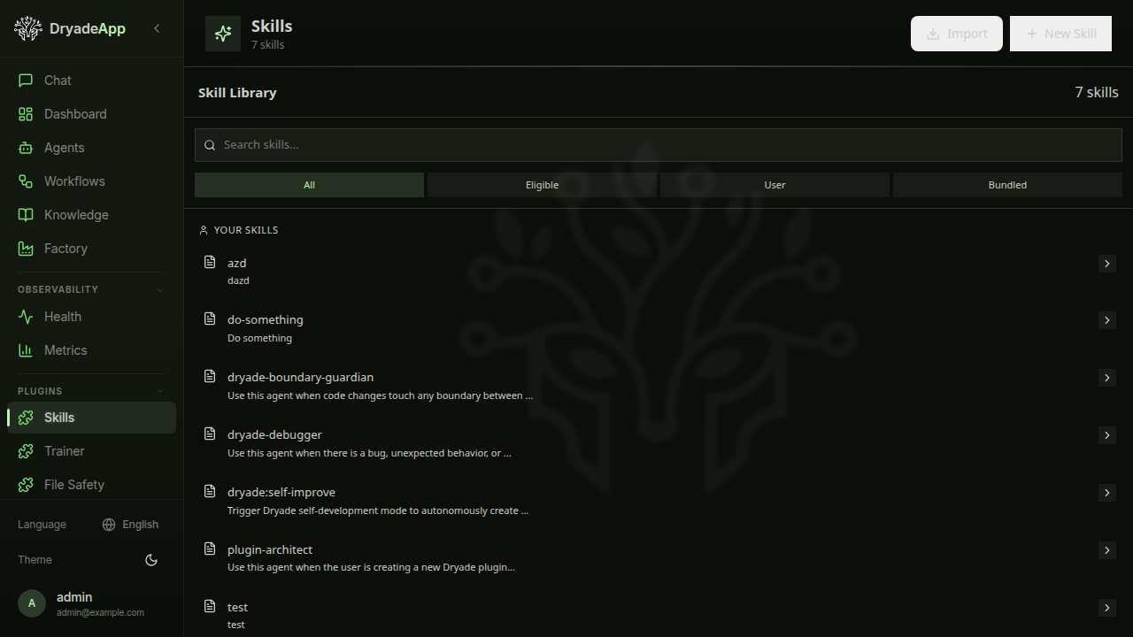 Skill Editor screenshot 1