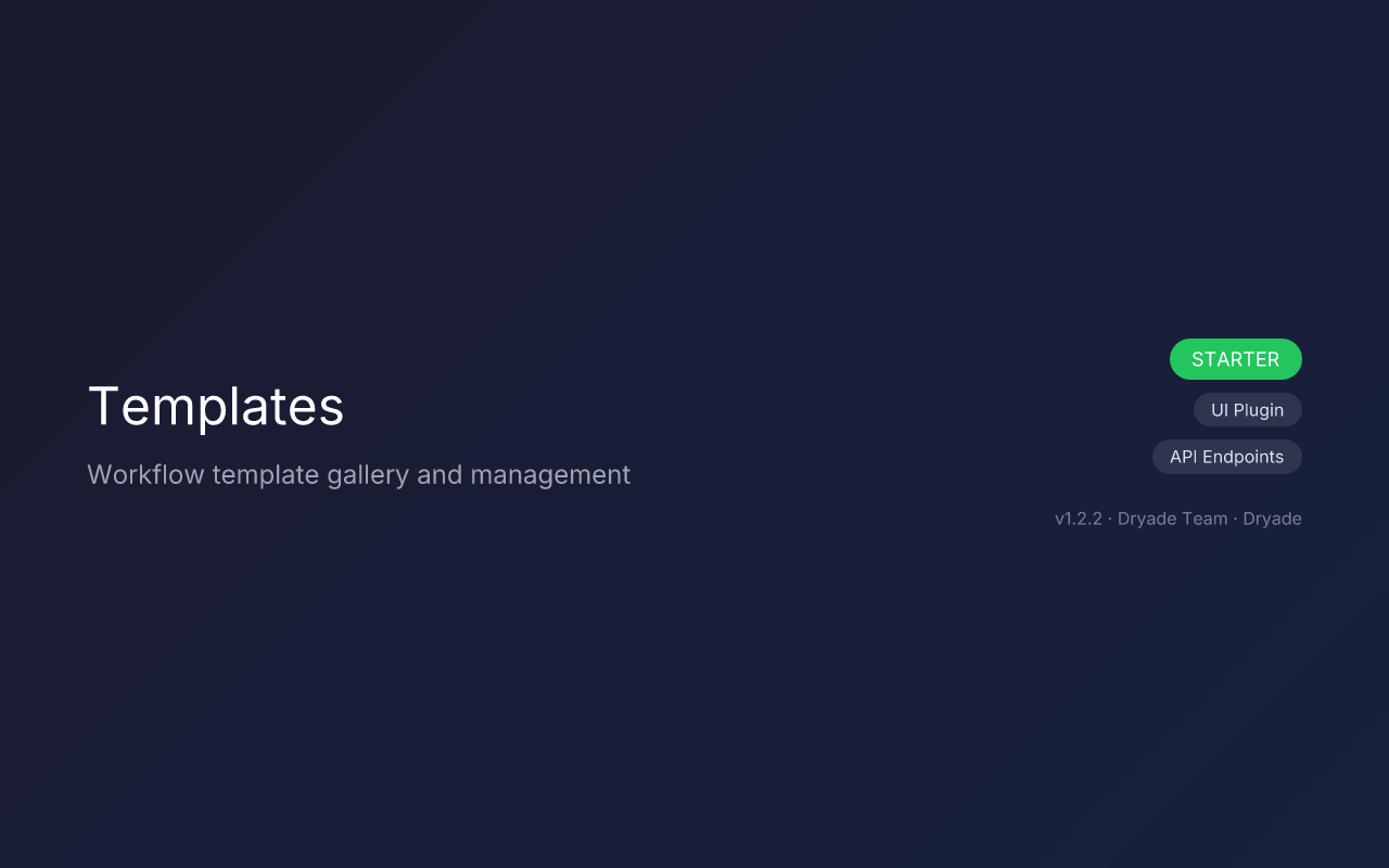Templates screenshot 1